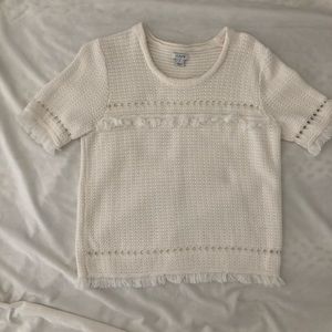 Jcrew short sleeve sweater